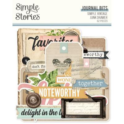 Simple Stories Simple Vintage Junk Drawer - Journal Bits