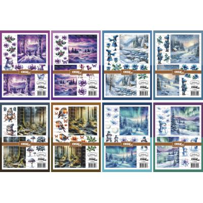 Crealies Cutting Sheet Winter A