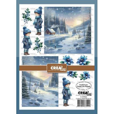 Crealies Cutting Sheet Winter D