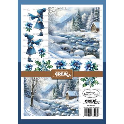 Crealies Cutting Sheet Winter C