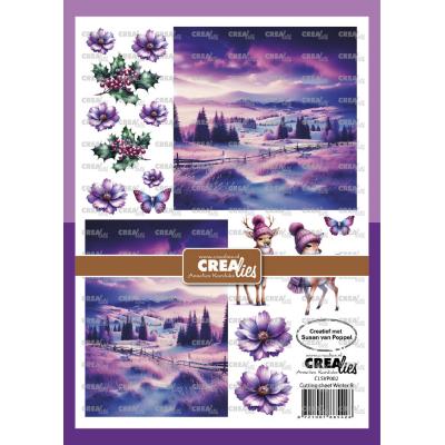 Crealies Cutting Sheet Winter B