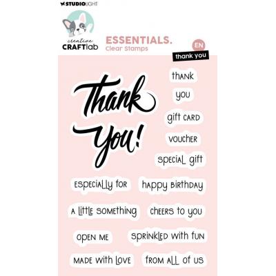 StudioLight Creative Craftlab Stempel - Thank You