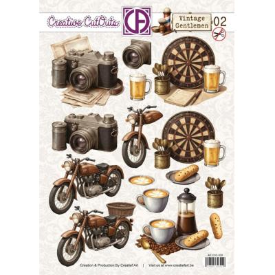 Creatief Art Vintage Gentlemen 2 - Creative CutOuts