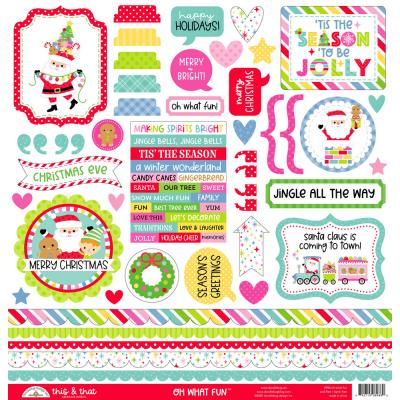 Doodlebug Design Oh What Fun - This & That Stickers