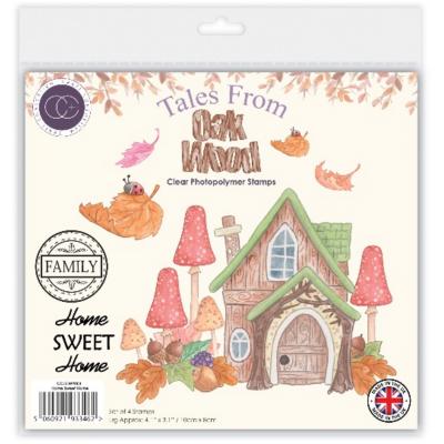 Craft Consortium Tales From Oak Wood Stempel - Home Sweet Home