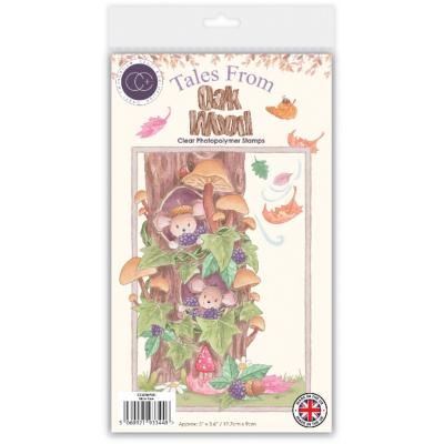 Craft Consortium Tales From Oak Wood Stempel - Mice Tree