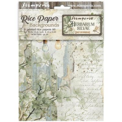 Stamperia Herbarium Silvae - Rice Paper Backgrounds