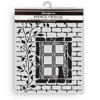 Stamperia Herbarium Silvae Stencil - Country Window