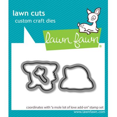 Lawn Fawn Lawn Cuts - A Mole Lot Of Love Add-On