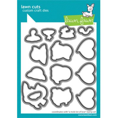Lawn Fawn Lawn Cuts - A Mole Lot Of Love