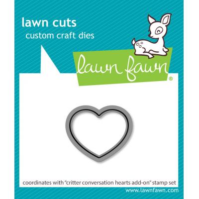 Lawn Fawn Lawn Cuts - Critter Conversation Hearts Add-On
