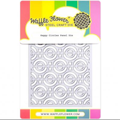 Waffle Flower Die - Happy Circles Panel