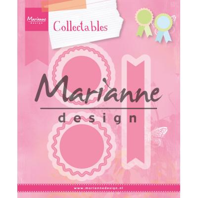Marianne Design Collectable Die - Rosettes & Labels