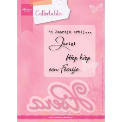 Marianne Design Collectable Die - Eline's Hoera NL