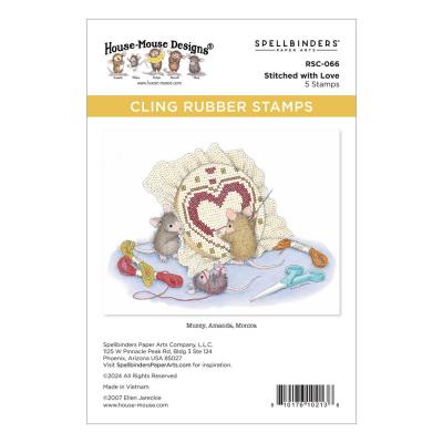 Spellbinders House-Mouse Designs Stempel - Stitched with Love