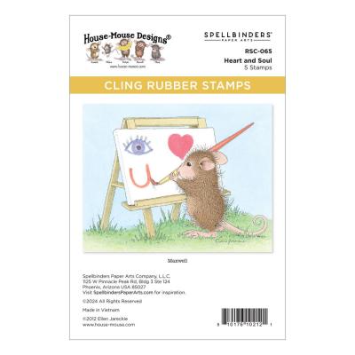 Spellbinders House-Mouse Designs Stempel - Heart and Soul