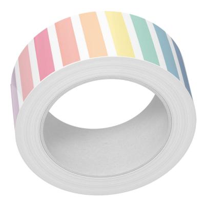 Lawn Fawn Washi Tape - Vertical Pastel Rainbow Stripes