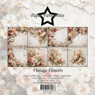 Paper Favourites Paper Pad - Vintage Flowers