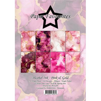 Paper Favourites Paper Pad - Alcohol Ink Pink
