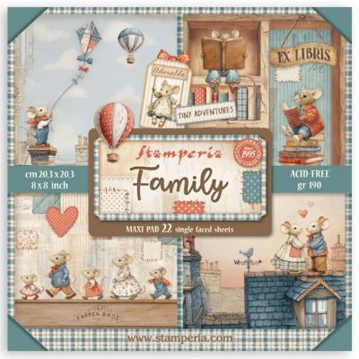 Stamperia Family - Maxi Paper Pack