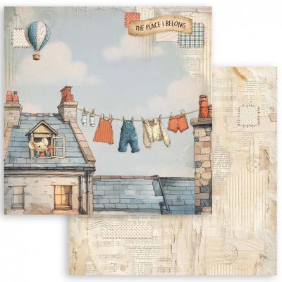 Stamperia Family Designpapier - Fresh Loundry