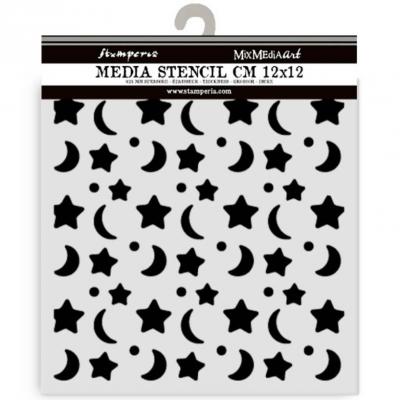 Stamperia Baby Stencil - Star And Moon