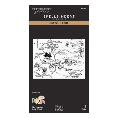 Spellbinders Say Cheese Classic Pooh Baby Press Plate - The Hundred Acre Wood