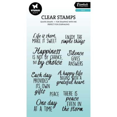 StudioLight Stempel - Quotes Peace Essentials