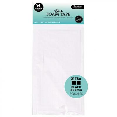 StudioLight Essentials - Doublesided Foam Tape Squares Black