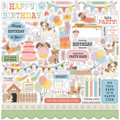 Echo Park Party Animal - Element Sticker