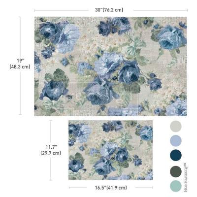 Prima Marketing Re-Design Decoupage Fiber Paper Set - Meadow Melodies
