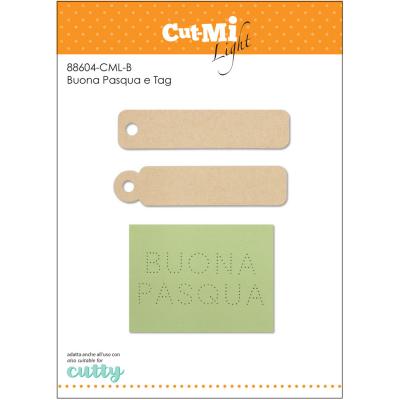 Impronte d'Autore Cutting Dies - Buona Pasqua e Tag