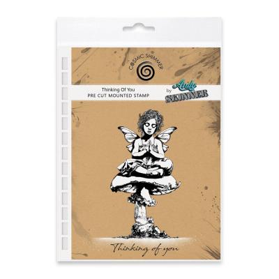 Katy Sue Designs Andy Skinner Pre Cut Rubber Stamps - Thinking Of You