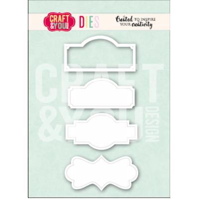 Craft & You Cutting Dies - Labels