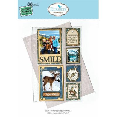 Elizabeth Craft Designs Delightful Discovery Die - Pocket Page Inserts 2