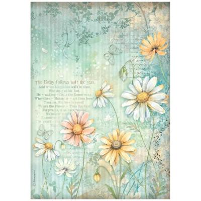 Stamperia Daisy Art Rice Paper - Daisies