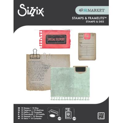 Sizzix 49 and Market Thinlits Die + Stamps - Creative Combos
