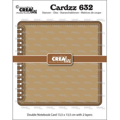 Crealies Cutting Dies - Double Card Notebook With Rounded Corners