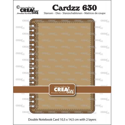 Crealies Cutting Dies - Double Card Notebook With Rounded Corners