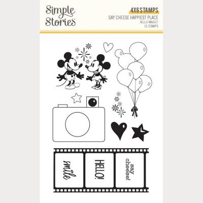 Simple Stories Say Cheese Happiest Place Stempel - Hello Magic!