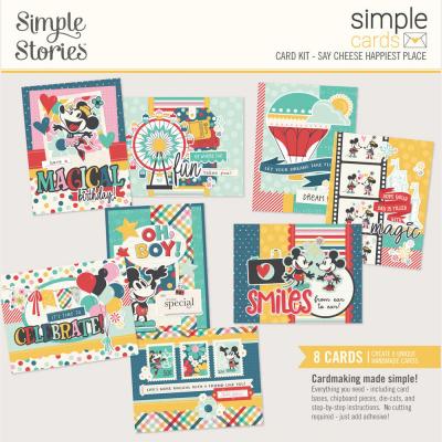 Simple Stories Say Cheese Happiest Place - Simple Cards Kit