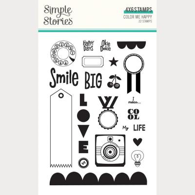 Simple Stories Color Me Happy Stempel