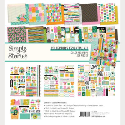 Simple Stories Color Me Happy - Collector's Essential Kit
