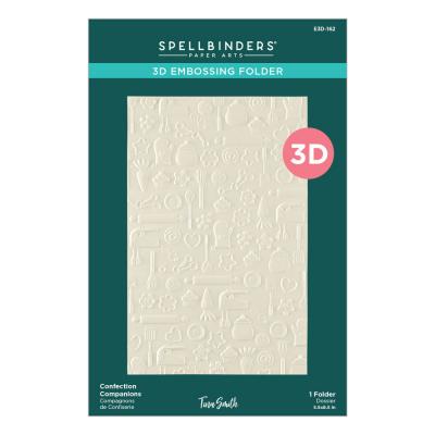 Spellbinders Make It & Bake It 3D Embossing Folder - Confection Companions
