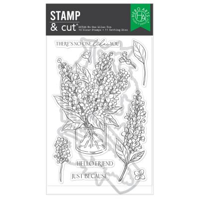Hero Arts Spring Meadow Stamp & Cut Set - No One Lilac You