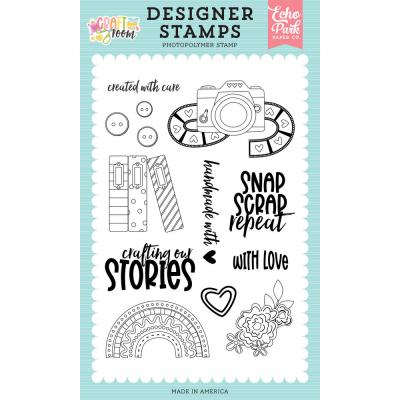Echo Park Craft Room Stempel - Created With Care