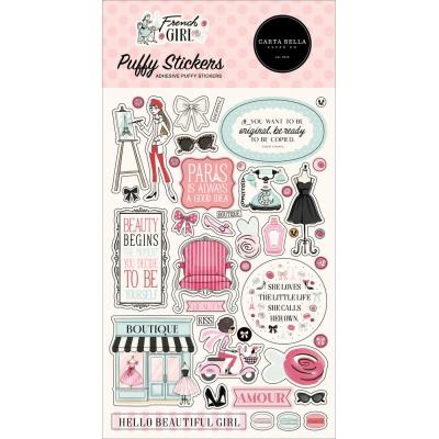 Carta Bella French Girl - Puffy Stickers