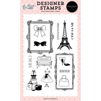 Carta Bella French Girl Stempel - Paris Days
