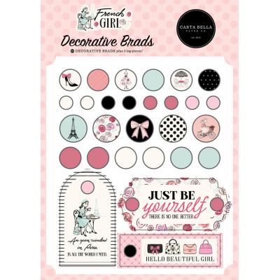Carta Bella French Girl - Decorative Brads