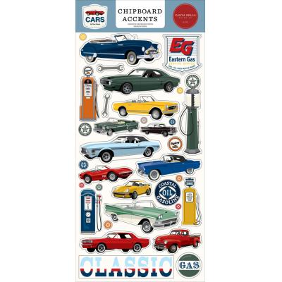 Carta Bella Cars - Chipboard Accents